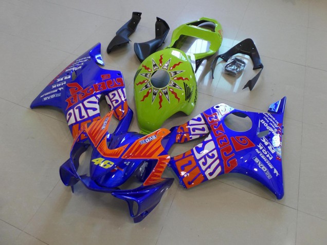 2001-2003 Blue Rossi Honda CBR600 F4i Replacement Motorcycle Fairings Canada 2001-2003 Blue Rossi Honda CBR600 F4i Replacement Motorcycle Fairings Canada