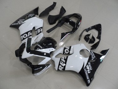 ABS 2001-2003 White Repsol Honda CBR600 F4i Motorcycle Fairings Kit Canada