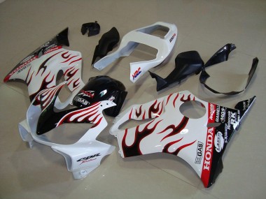 ABS 2001-2003 White Flame Honda CBR600 F4i Motorcylce Fairings Canada