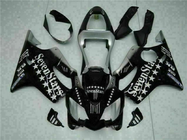 2001-2003 Black White Seven Stars Honda CBR600 F4i Bike Fairing Canada 2001-2003 Black White Seven Stars Honda CBR600 F4i Bike Fairing Canada