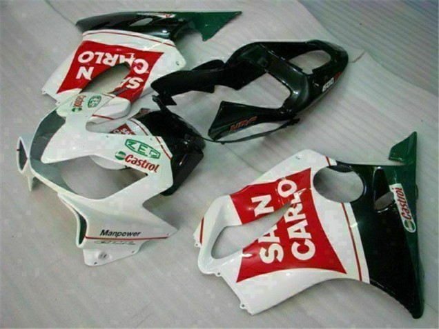 ABS 2001-2003 Red White Black San Carlo Honda CBR600 F4i Bike Fairing Canada ABS 2001-2003 Red White Black San Carlo Honda CBR600 F4i Bike Fairing Canada