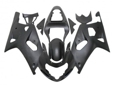 2001-2003 Matte Black Suzuki GSXR 600/750 Motorcycle Fairings Kit Canada