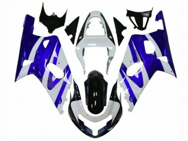 ABS 2001-2003 Blue White Suzuki GSXR 600/750 Motorcylce Fairings Canada