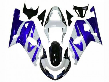 2001-2003 Blue White Suzuki GSXR 600/750 Motorcylce Fairings Canada