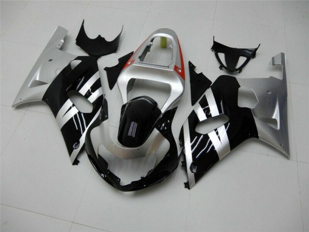 ABS 2001-2003 Black Silver Suzuki GSXR 600/750 Motorbike Fairing Canada ABS 2001-2003 Black Silver Suzuki GSXR 600/750 Motorbike Fairing Canada