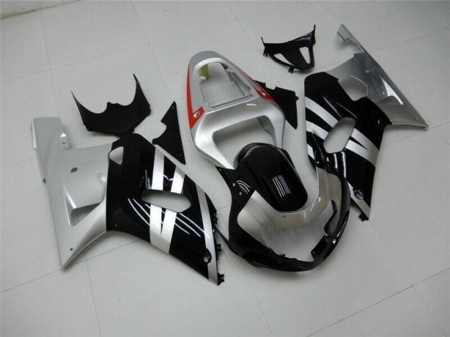 ABS 2001-2003 Black Silver Suzuki GSXR 600/750 Motorbike Fairing Canada ABS 2001-2003 Black Silver Suzuki GSXR 600/750 Motorbike Fairing Canada