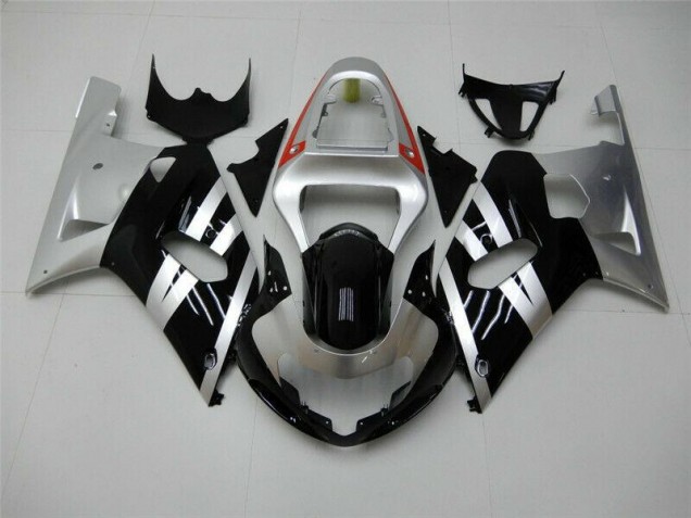 ABS 2001-2003 Black Silver Suzuki GSXR 600/750 Motorbike Fairing Canada ABS 2001-2003 Black Silver Suzuki GSXR 600/750 Motorbike Fairing Canada