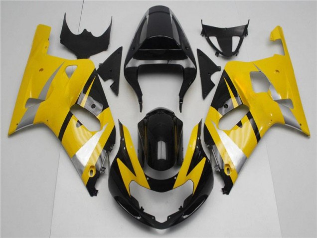 ABS 2001-2003 Yellow Black Suzuki GSXR 600/750 Bike Fairings Canada ABS 2001-2003 Yellow Black Suzuki GSXR 600/750 Bike Fairings Canada