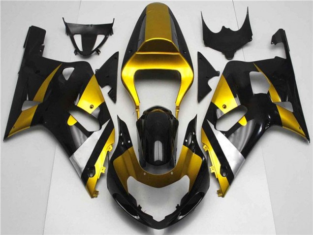 ABS 2001-2003 Gold Black Suzuki GSXR 600/750 Bike Fairing Canada ABS 2001-2003 Gold Black Suzuki GSXR 600/750 Bike Fairing Canada