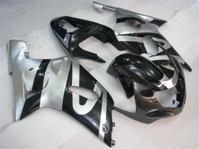 ABS 2001-2003 Silver Black Suzuki GSXR 600/750 Bike Fairings Canada ABS 2001-2003 Silver Black Suzuki GSXR 600/750 Bike Fairings Canada