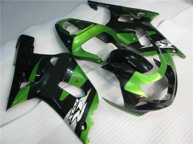 ABS 2001-2003 Green Black Suzuki GSXR 600/750 Motorbike Fairing Canada ABS 2001-2003 Green Black Suzuki GSXR 600/750 Motorbike Fairing Canada