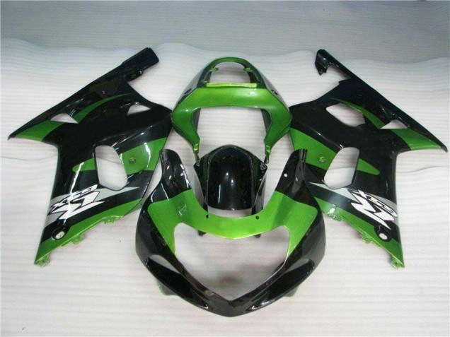 ABS 2001-2003 Green Black Suzuki GSXR 600/750 Motorbike Fairing Canada ABS 2001-2003 Green Black Suzuki GSXR 600/750 Motorbike Fairing Canada