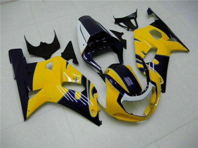 ABS 2001-2003 Yellow Suzuki GSXR 600/750 Bike Fairings Canada ABS 2001-2003 Yellow Suzuki GSXR 600/750 Bike Fairings Canada