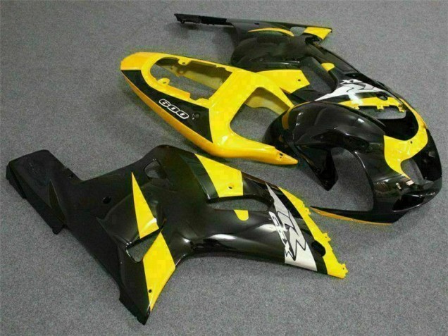 ABS 2001-2003 Yellow Black Suzuki GSXR 600/750 Motorcycle Replacement Fairings Canada ABS 2001-2003 Yellow Black Suzuki GSXR 600/750 Motorcycle Replacement Fairings Canada