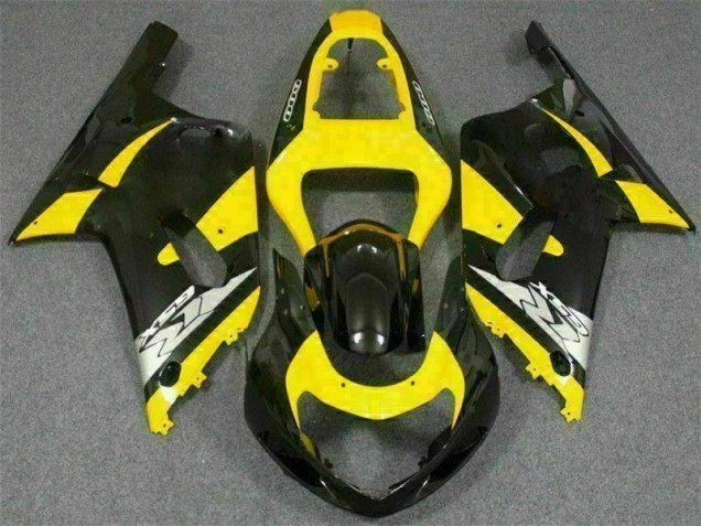ABS 2001-2003 Yellow Black Suzuki GSXR 600/750 Motorcycle Replacement Fairings Canada ABS 2001-2003 Yellow Black Suzuki GSXR 600/750 Motorcycle Replacement Fairings Canada