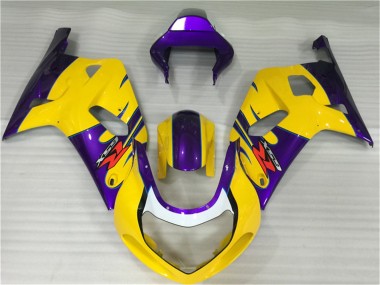 ABS 2001-2003 Yellow Suzuki GSXR 600/750 Replacement Motorcycle Fairings & Plastics Canada