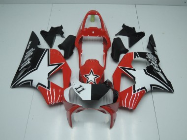 ABS 2002-2003 Black Red Star Honda CBR900RR 954 Motorcycle Fairings Kits Canada