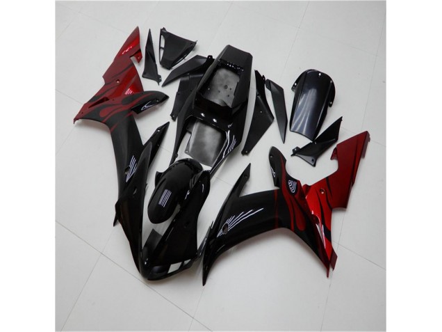ABS 2002-2003 Black Red Yamaha YZF R1 Motorcycle Fairing Canada