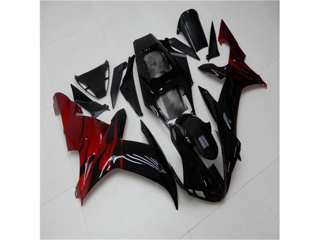 ABS 2002-2003 Black Red Yamaha YZF R1 Motorcycle Fairing Canada