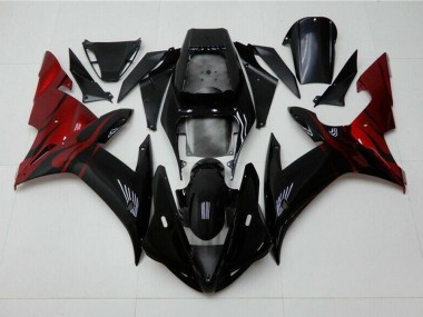 ABS 2002-2003 Black Red Yamaha YZF R1 Motorcycle Fairing Canada