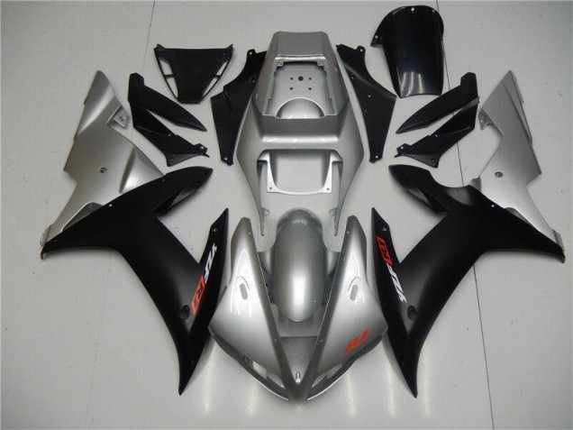ABS 2002-2003 Silver Black Yamaha YZF R1 Motorbike Fairings Canada ABS 2002-2003 Silver Black Yamaha YZF R1 Motorbike Fairings Canada