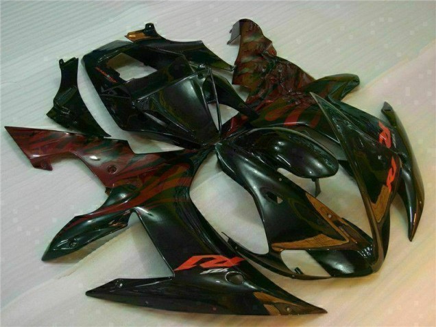 ABS 2002-2003 Black Yamaha YZF R1 Bike Fairings Canada