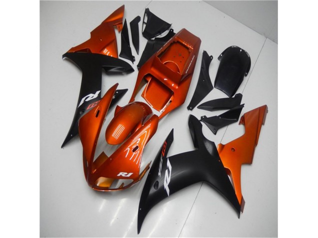 ABS 2002-2003 Orange Black Yamaha YZF R1 Bike Fairings Canada ABS 2002-2003 Orange Black Yamaha YZF R1 Bike Fairings Canada