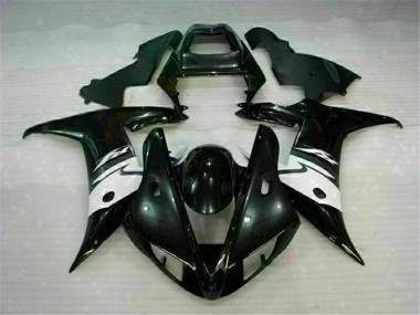 ABS 2002-2003 Black Yamaha YZF R1 Motorcycle Fairings Kit Canada