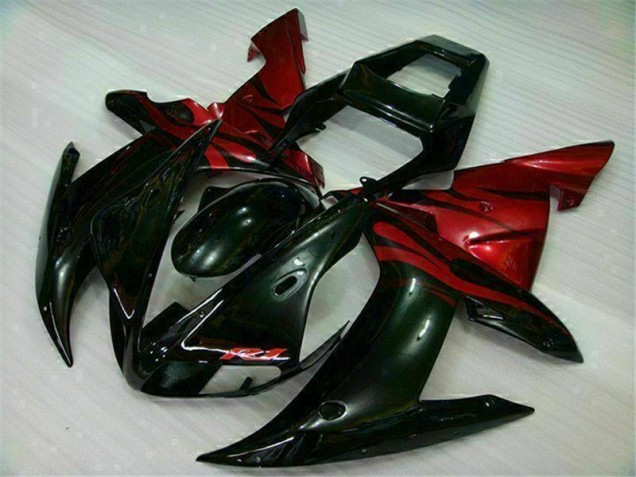 ABS 2002-2003 Black Red Yamaha YZF R1 Bike Fairing Canada ABS 2002-2003 Black Red Yamaha YZF R1 Bike Fairing Canada