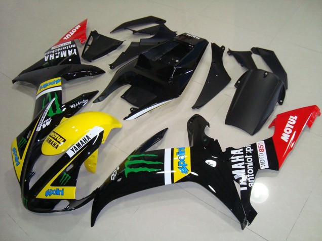 ABS 2002-2003 Monster Drink Graphic Yamaha YZF R1 Motorbike Fairings Canada ABS 2002-2003 Monster Drink Graphic Yamaha YZF R1 Motorbike Fairings Canada