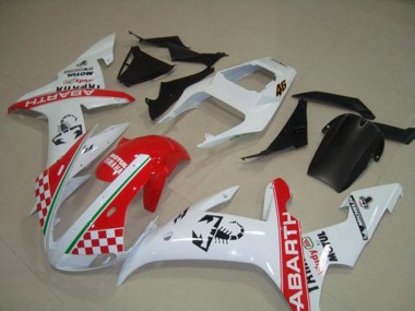 ABS 2002-2003 Red White Flag Yamaha YZF R1 Bike Fairings Canada