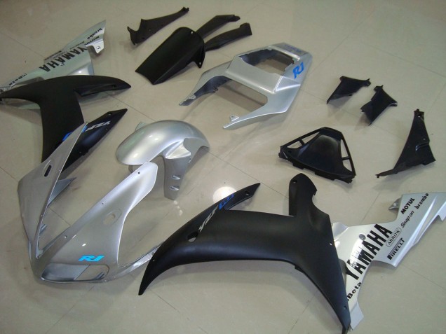 ABS 2002-2003 Silver Blue Yamaha YZF R1 Motorbike Fairing Canada ABS 2002-2003 Silver Blue Yamaha YZF R1 Motorbike Fairing Canada