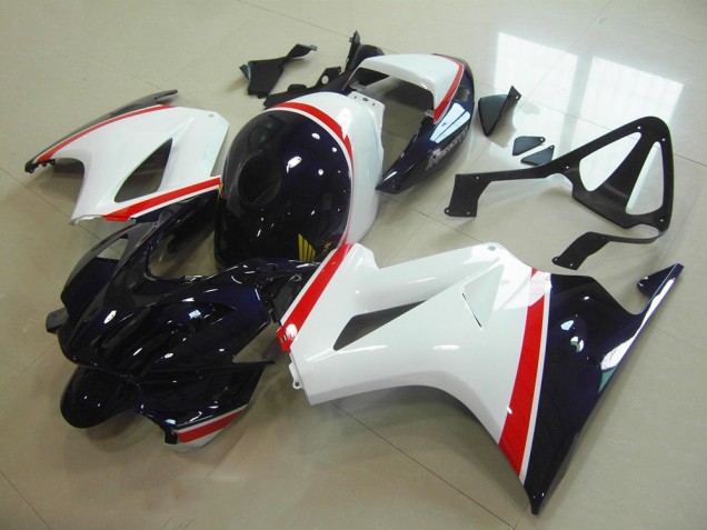 ABS 2002-2013 White Dark Blue Honda VFR800 Motorbike Fairing Canada ABS 2002-2013 White Dark Blue Honda VFR800 Motorbike Fairing Canada