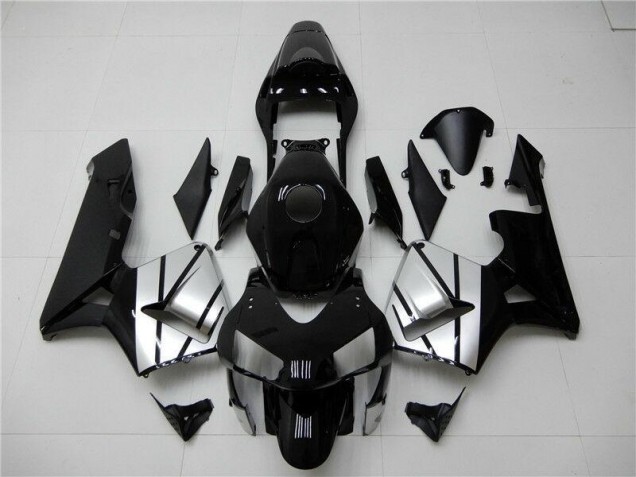 ABS 2003-2004 Black Silver Honda CBR600RR Bike Fairing Canada ABS 2003-2004 Black Silver Honda CBR600RR Bike Fairing Canada