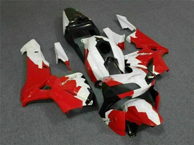 ABS 2003-2004 Red White Honda CBR600RR Replacement Motorcycle Fairings Canada ABS 2003-2004 Red White Honda CBR600RR Replacement Motorcycle Fairings Canada