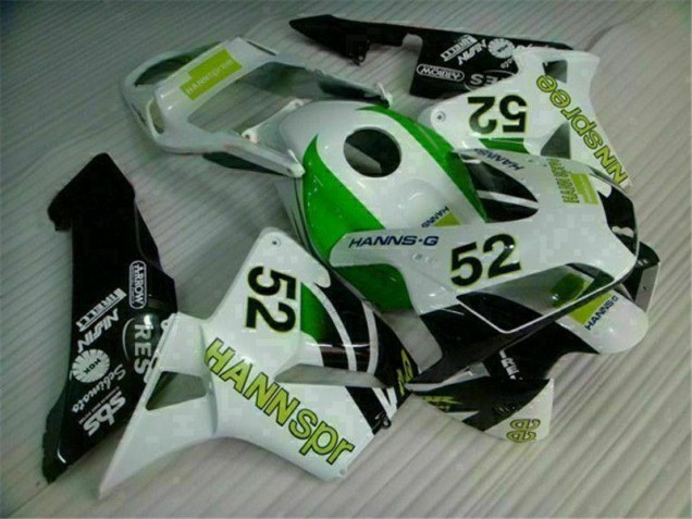 ABS 2003-2004 Green White Black Honda CBR600RR Bike Fairing Kit Canada ABS 2003-2004 Green White Black Honda CBR600RR Bike Fairing Kit Canada