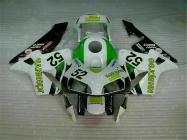 ABS 2003-2004 Green White Black Honda CBR600RR Bike Fairing Kit Canada