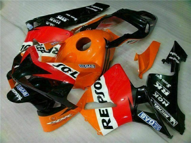 ABS 2003-2004 Orange Repsol Honda CBR600RR Motorbike Fairing Kits Canada ABS 2003-2004 Orange Repsol Honda CBR600RR Motorbike Fairing Kits Canada