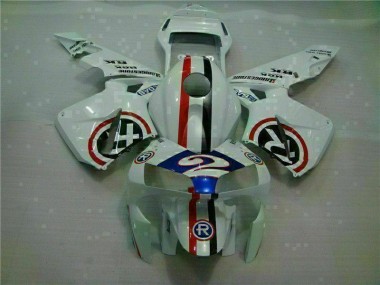 ABS 2003-2004 White Blue R 2 Honda CBR600RR Motorcycle Fairings Canada
