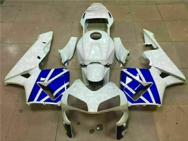 ABS 2003-2004 White Blue Honda CBR600RR Bike Fairings Canada