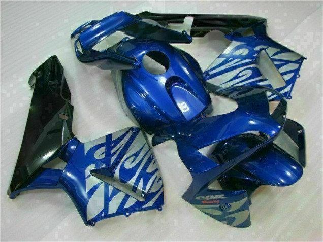 ABS 2003-2004 Blue with Silver Flame Honda CBR600RR Motorbike Fairing Canada ABS 2003-2004 Blue with Silver Flame Honda CBR600RR Motorbike Fairing Canada