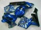 ABS 2003-2004 Blue with Silver Flame Honda CBR600RR Motorbike Fairing Canada ABS 2003-2004 Blue with Silver Flame Honda CBR600RR Motorbike Fairing Canada