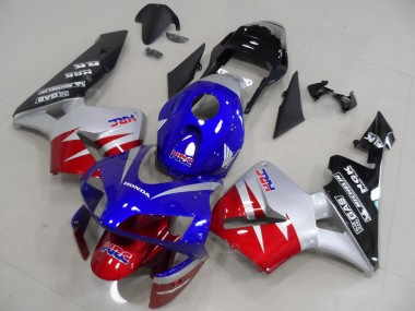 ABS 2003-2004 Red Silver Blue Honda CBR600RR Motorcylce Fairings Canada