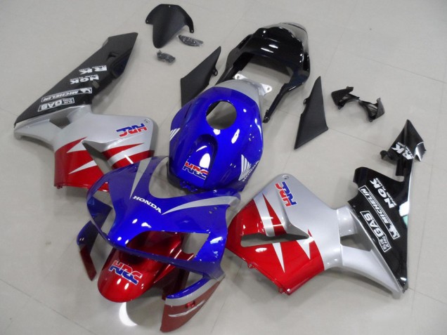 ABS 2003-2004 Red Silver Blue Honda CBR600RR Motorcylce Fairings Canada ABS 2003-2004 Red Silver Blue Honda CBR600RR Motorcylce Fairings Canada