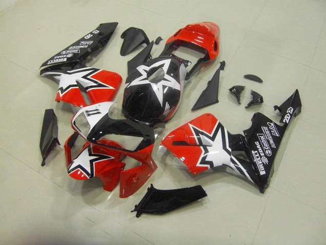 ABS 2003-2004 Black Red Honda CBR600RR Motorcycle Fairing Canada ABS 2003-2004 Black Red Honda CBR600RR Motorcycle Fairing Canada