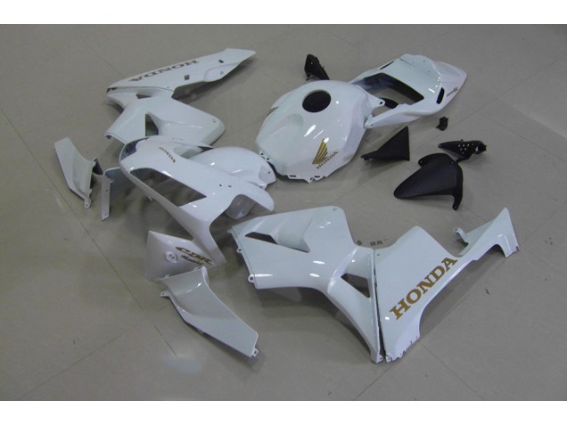 ABS 2003-2004 White Gold Honda CBR600RR Replacement Fairings Canada ABS 2003-2004 White Gold Honda CBR600RR Replacement Fairings Canada