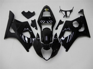 ABS 2003-2004 Glossy Black Suzuki GSXR 1000 Motorcycle Fairings Kits Canada