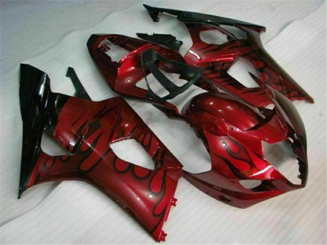 ABS 2003-2004 Red Suzuki GSXR 1000 Motorcycle Fairings Kit Canada ABS 2003-2004 Red Suzuki GSXR 1000 Motorcycle Fairings Kit Canada