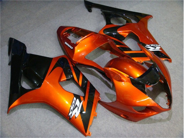 ABS 2003-2004 Orange Black Suzuki GSXR 1000 Motorcycle Fairing Kits Canada ABS 2003-2004 Orange Black Suzuki GSXR 1000 Motorcycle Fairing Kits Canada