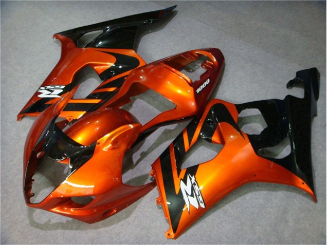 ABS 2003-2004 Orange Black Suzuki GSXR 1000 Motorcycle Fairing Kits Canada ABS 2003-2004 Orange Black Suzuki GSXR 1000 Motorcycle Fairing Kits Canada